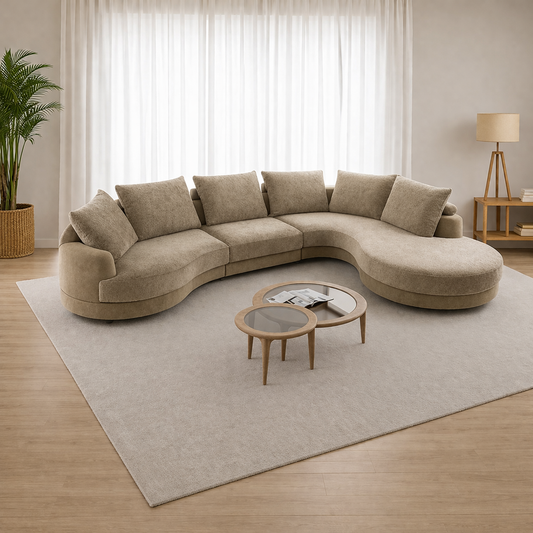 Cancun Modern Curved Sofa