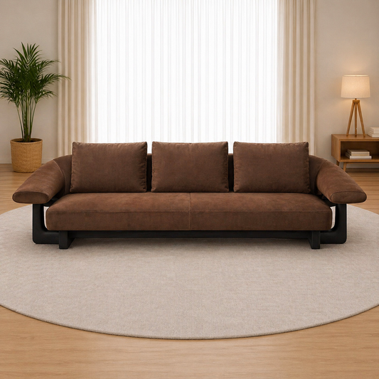 Bravon Leatherette Sofa