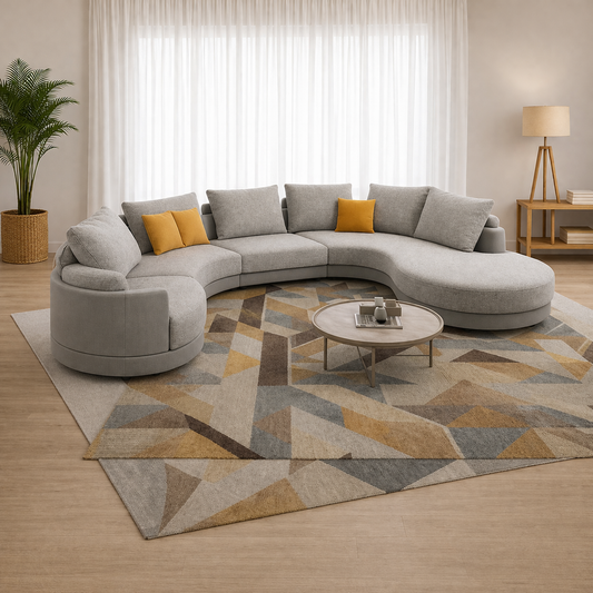 Cancun Modern Curved Sofa