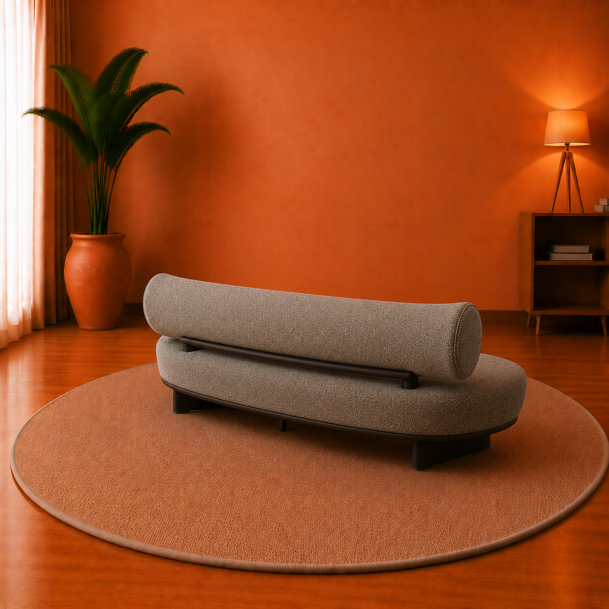 CurveLine Contemporary Sofa