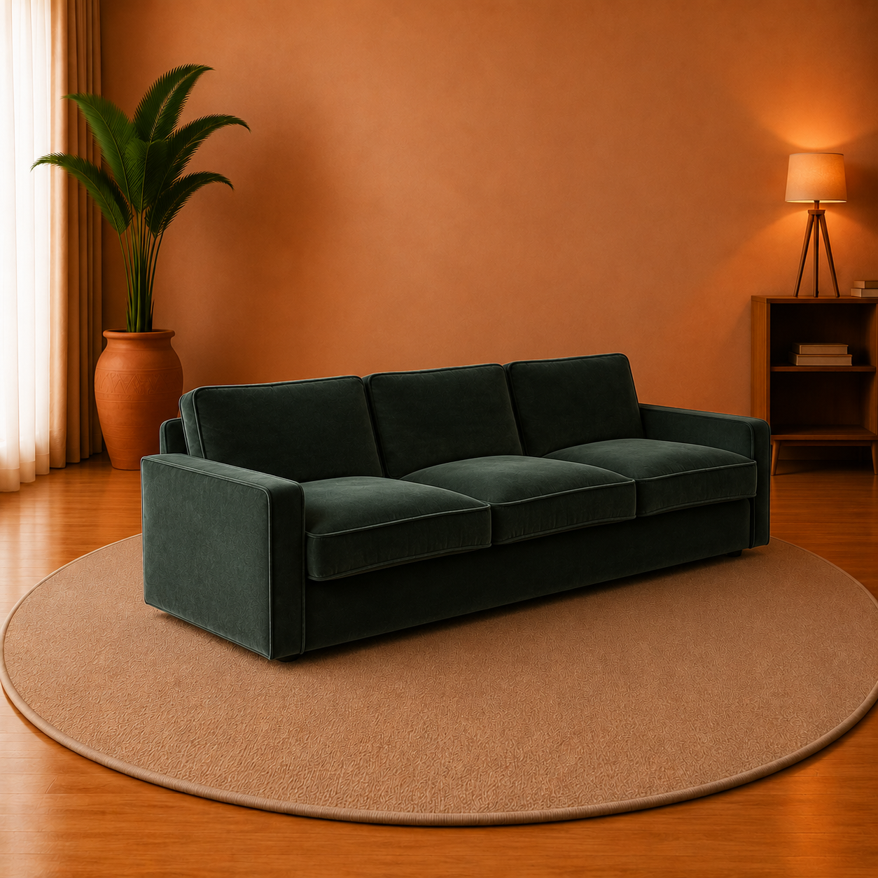 Midnight Elegance Sofa