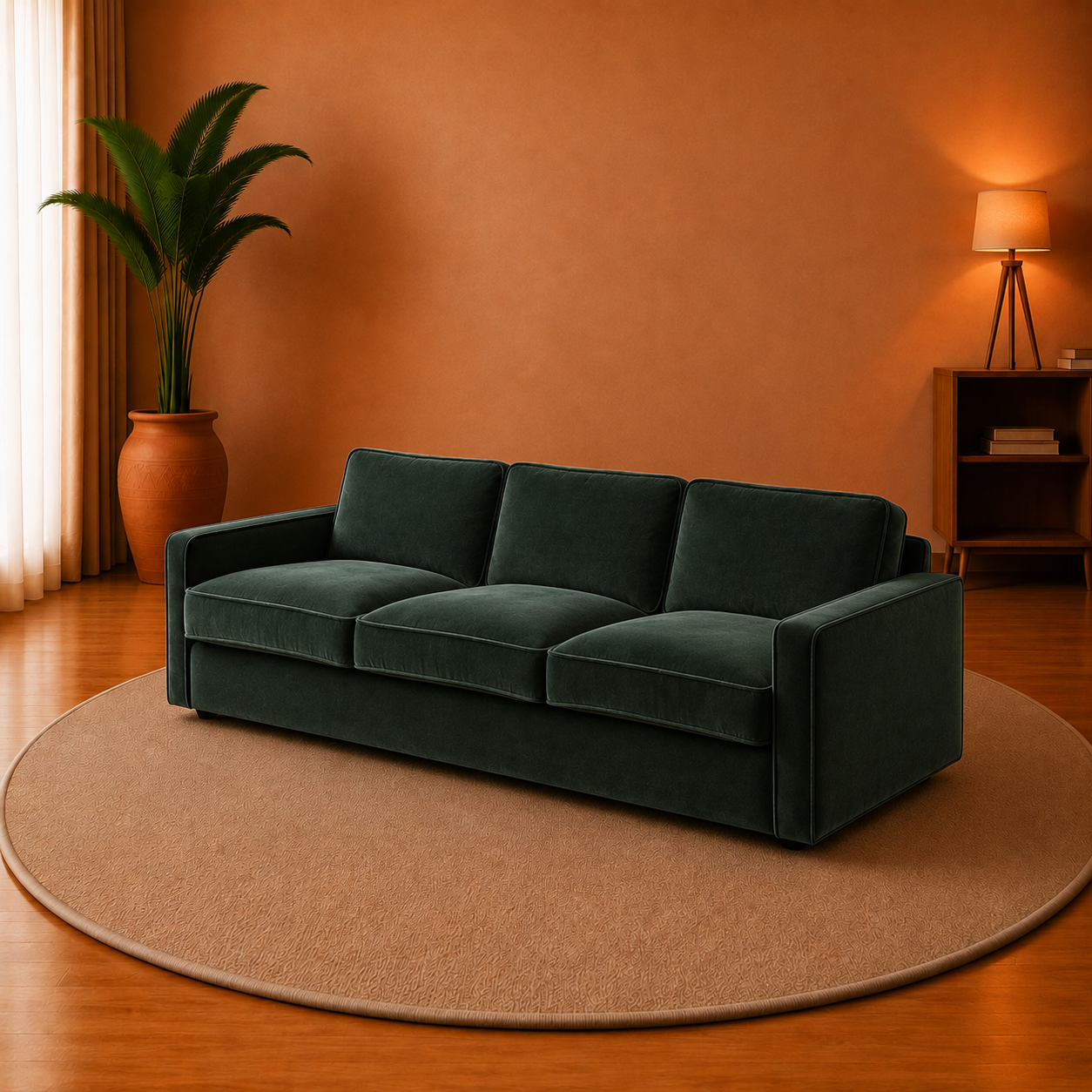 Midnight Elegance Sofa