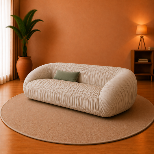 Aurora Pleated Sofa