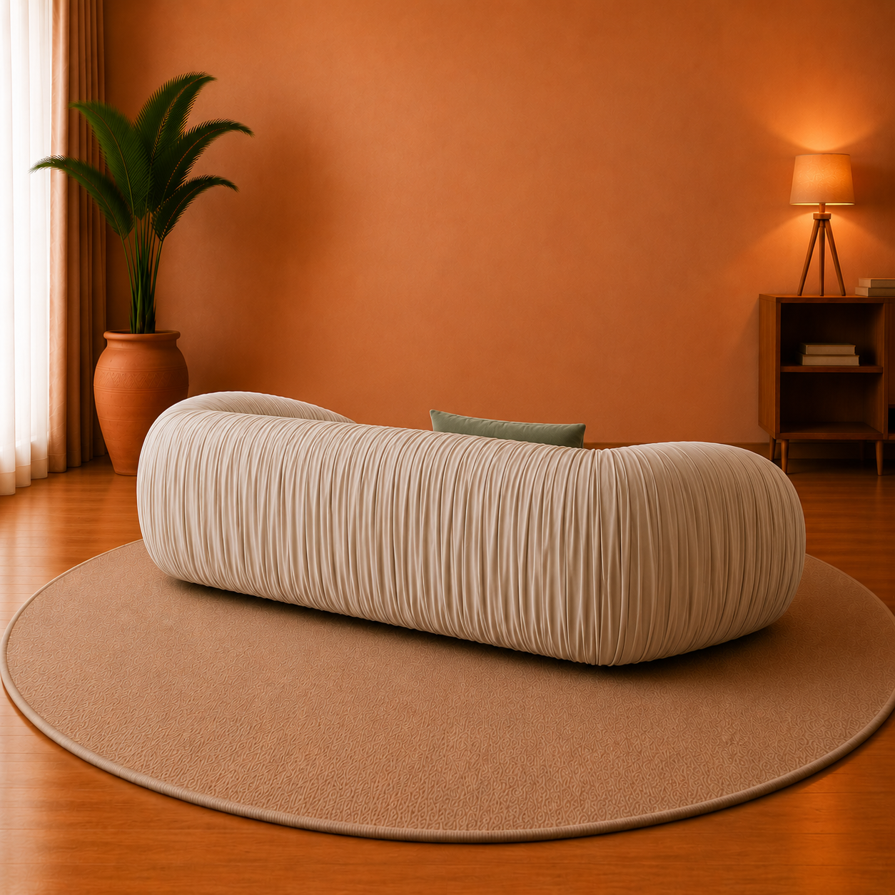 Aurora Pleated Sofa