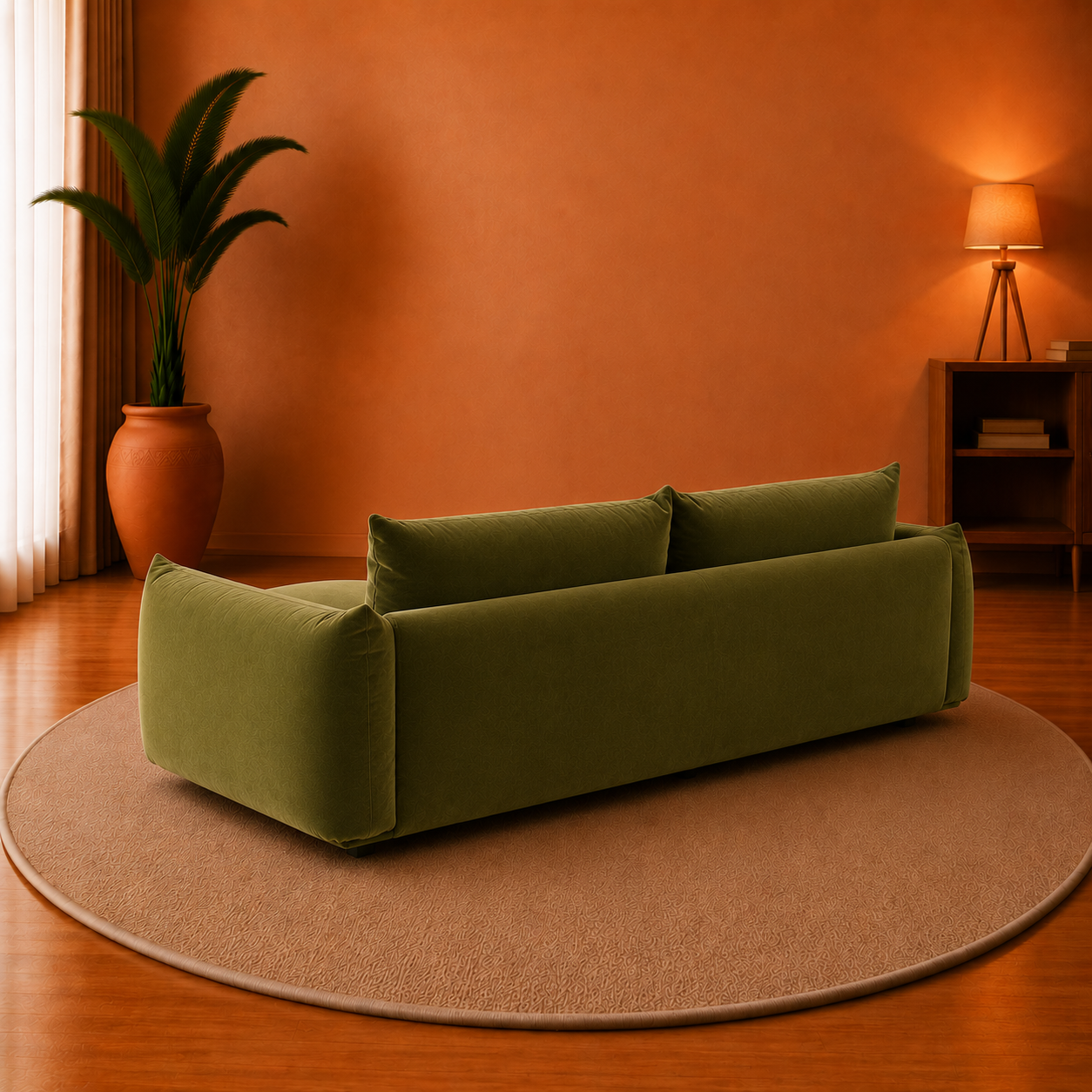 Verdant Cloud Sofa