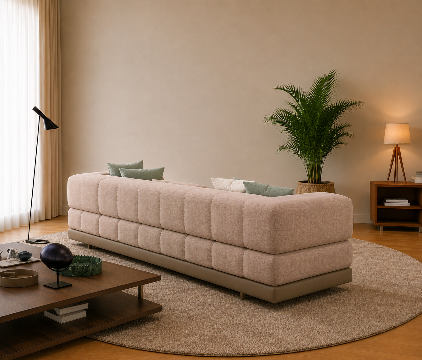 Velmora Plush Sofa